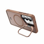Blu Element - Chromatic Kick avec étui aimants pour Samsung Galaxy S26+, Marron-Élégant et fin