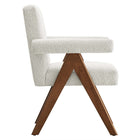 Modway - Lyra Tissu Boucle Chaise de salle à manger Ensemble de 2 - Ivoire-Assemblée requise