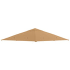 Outsunny - Remplacement de toit de pavillon carré 10 pi L x 10 pi l, couverture supérieure beige protégée UV-Tissu en polyester extra résistant, durable et résistant aux intempéries avec revêtement PA  
