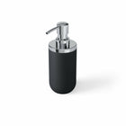 Umbra JUNIP - Pompe à savon liquide et gel hydroalcoolique 295ml, Chrome Noir-Non parfume