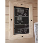 iComfort - Sauna infrarouge 2 personnes - 117 cm (l) x 114 cm (p) - Noir-Puissance de chauffage totale de 1700 Watts