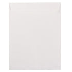 JAM Paper Enveloppes à ouverture au sommet et rabat droit gommé, 10 x 13 po, blanches, 1000 par paquet-Blanc
