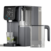 iSpring - RCD100HCG Système d'osmose inverse de comptoir pour eau chaude et froide avec distributeur d'eau alcaline-Distributeur D’Eau Chaude Et Froide Purifiée Par OI: Découvrez la commodité du système de filtration d’eau froide et chaude par OI iSpring RCD100HCG. Doté d’une technologie de refroidissement thermoélectrique, ce système de filtration par osmose inverse, qui fournit de l’eau alcaline froide efficacement à un niveau de bruit réduit, est plus compact et plus écoénergétique que les systèmes de re
