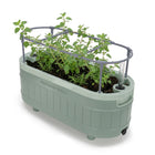 Permasteel - Jardinière à arrosage automatique avec supports de fixation - vert-Supports muraux et pour rampes