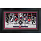 Alexander Ovechkin 16x28 895 Goals with Puck Washington Capitals - Impression encadree - 30" x 18"-Qualité supérieure - nhl print