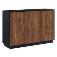 Modway - Holden 47" Buffet - Noyer noir-MDF et panneau de particules