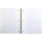 Hilroy - Cahier Géo Linéaire - 160 pages - 10-1/2" x 8" - Lignes-Papier blanc ligné à perforation NeatSheet pour un détachement facile 