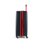 Reebok - Valise à roulettes pivotantes à coque rigide 30 po Hoop - Noir-Système d’extension à fermeture éclair offrant 20 % d’espace de rangement supplémentaire