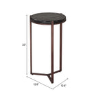 Zuo - Daiza Table d’appoint - Bronze-6