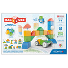 Geomag - Formes Magicubes recyclées - Ensemble de 32-Les jouets géomag magnétiques collent toujours ! Ces jouets d'apprentissage STEM pour garçons et filles peuvent être attachés ensemble de tous les côtés, ce qui rend la construction amusante et facile. Les blocs magnétiques multiformes sont les blocs de construction parfaits pour un temps de jeu magique, imaginatif et créatif.