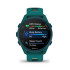 Garmin - Forerunner 170 Music - Vert sarcelle avec bracelet vert sarcelle/citron-Obtenez des plans d'entraînement personnalisés incluant désormais des séances de course-marche qui s'adaptent de façon dynamique après chaque séance selon vos performances et votre récupération