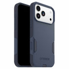 OtterBox - Étui Commuter MagSafe avec Contrôle de la Caméra pour iPhone 17 Pro Max - Bleu Riverside-Les couvercles de port bloquent la poussière et la saleté