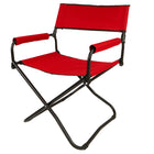 My Home My Living - Chaises de réalisateur d'extérieur - Rouge - Lot de 2-Taille pliée : 22,5" L x 4" P x 27" H