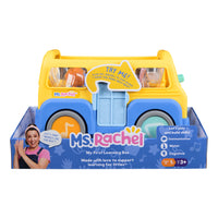 Ms. Rachel - Mon premier bus d'apprentissage - Paquet de 2-Jouets officiels Ms. Rachel : Développez la confiance des tout-petits grâce au jeu, avec le bus My First Learning, qui comprend des figurines Ms. Rachel et Herbie que les petites mains peuvent installer dans les emplacements prévus pour obtenir un retour sensoriel et auditif