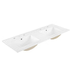 Modway - Chaucer 48" Meuble de salle de bain à double lavabo - Oak White-9