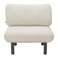 Zuo - Aperto Fauteuil d’appoint - Beige-Coussins amovibles et pratiques