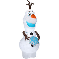 GEMMY - Olaf de Noël gonflable avec flocon de neige - 131 po x 47 po-Taille géante : 3,35 mètres de haut