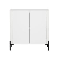 Manhattan Comfort - Buffet d’appoint moderne Abbey 31,5 po - Blanc-Buffet moderne pour salle à manger, salon et chambre