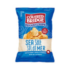 Covered Bridge - Potato Chips Sel de Mer - Cuites a la Marmite - 60g - Paquet de 24-Cuites a la marmite