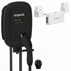 Emporia - Chargeur de véhicule électrique Classic niveau 2 40 A avec prise NEMA J1772 et ensemble de gestion de charge biphasée Vue 3 - Noir-Gestion de charge powersmart ajuste automatiquement le taux de recharge ev pour maintenir consommation électrique dans les limites du système tout en permettant somme des disjoncteurs dépasser capacité panneau