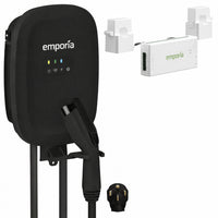 Emporia - Chargeur de véhicule électrique Classic niveau 2 40 A avec prise NEMA J1772 et ensemble de gestion de charge biphasée Vue 3 - Noir-Gestion de charge powersmart ajuste automatiquement le taux de recharge ev pour maintenir consommation électrique dans les limites du système tout en permettant somme des disjoncteurs dépasser capacité panneau