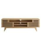 Modway - Render 71 po Meuble téléviseur multimédia, Chêne-Assemblée requise