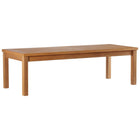 Modway - Upland Terrasse extérieure Bois de teck Table basse - Naturel-Table basse extérieure moderne en teck