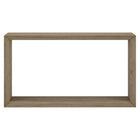 Hudson&Canal - Console Osmond 55" L - Chêne gris vieilli-La table est fabriquée à partir de matériaux MDF de haute qualité et durables