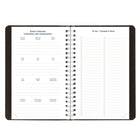 Blueline - Agenda Scolaire Quotidien/Mensuel D’Août À Juillet - Couverture Souple - 8 po H x 5 po l - Noir - Bilingue-Section mots de passe