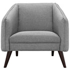 Modway - Slide Tissu rembourré Fauteuil - Gris clair-Matériau 100% polyester