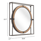 Zuo - Miroir Capell - Gris antique-7