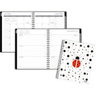 Mead - Agenda scolaire hebdomadaire/mensuel 2026-2027 Coccinelle - 11 po H x 9 po l - Multicolore - bilingue-Reliure à double spirale