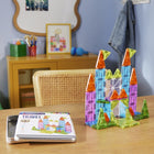 Magna-Tiles - Ensemble de construction magnétique Voyage de luxe 55 pièces-Ce qui le rend unique: Cet ensemble est un compagnon de voyage indispensable pour les voyages en famille – que ce soit en avion, en train ou en voiture – et pour les restaurants aussi!