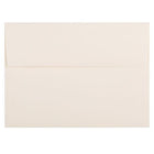 JAM Paper - Enveloppes d'invitation A7 Strathmore - 5,25 po x 7,25 po - Lin blanc naturel - paquet de 50 (82011I)-Enveloppes en papier de lin blanc naturel
