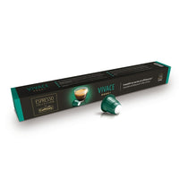 Caffitaly - Vivace, Nespresso Compatible Capsules - Paquet de 60-Un mélange provenant de l’Amérique du Sud avec un soupçon de Robusta Indien, qui complémente son ton et sa personnalité
