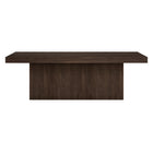 Hudson&Canal - Table basse rectangulaire Torren (122 cm de largeur) - Brun aulne-La table est fabriquée à partir de matériaux MDF de haute qualité et durables