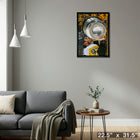 Sidney Crosby Pittsburgh Penguins Kissing Cup sur toile - Toile encadree - 22" x 31"-Prêt à accrocher - livré entièrement assemblé