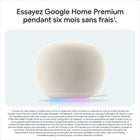 Google - Haut-parleur Home - Porcelaine-Le son équilibré du haut-parleur est parfait pour tous les types de divertissement, des films aux balados. Profitez d'un son uniforme à 360°, peu importe l'emplacement du haut-parleur