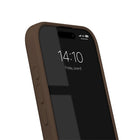 Ideal of Sweden - Étui Silicone MagSafe Mocha Mousse pour iPhone 17-Doublure protectrice en microfibre