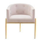 Modway - Savour Touffe Performance Velvet Chaise d’accent - Rose-Capacité du poids de la chaise : 300 lb