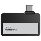 Lexar - SSD portable Professional Go - 2 To - Noir-Le connecteur Type-C prêt à l'emploi sans câble vous libère des câbles emmêlés et encombrants