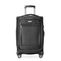 Ricardo Beverly Hills - Avalon Bagage de Cabine 21" - Noir-Tissu extérieur et doublure intérieure 100 % rPET — Fabriqués à partir de bouteilles de plastique recyclées afin de contribuer à réduire les déchets environnementaux.
