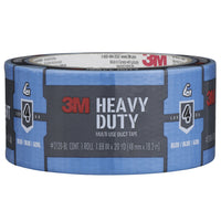 3M - Ruban à conduits très résistant bleu, 2120-BL, 48 mm l x 18,2 m L-Surfaces multiples : Ruban polyvalent avec adhésif amélioré de résistance de qualité industrielle qui adhère solidement au métal, au verre, au plastique, au carton/carton ondulé et au stratifié