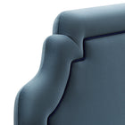 Modway - Magnolia Cuir végane Tête de lit - Bleu Cadet-7