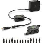 ReTrak - Chargeur Universel USB-C Pour Ordinateur Portable + 14 Embouts Adaptateurs-67W