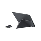 BOOX - Étui magnétique Note Air5 C - gris foncé/vert-Chaque emballage comprend 1 étui