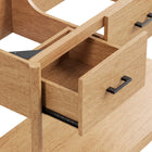 Modway - Zaire 48" compatible avec un seul évier Armoire de toilette de salle de bain (lavabo non inclus) - Naturel-8