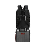 Swissdigital - Sac à dos noir JAVA SE avec localisateur SDD-Bretelles réglables avec ergonomie en forme de S.