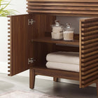 Modway - Render 30" Armoire de toilette de salle de bain (lavabo non inclus) - Noyer-Portes à fermeture douce