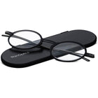 ThinOptics 2.5 Claire Lecteur avec Pod Blanc Universel - Claire-Les verres en polycarbonate de qualité optique (utilisés pour les verres correcteurs haut de gamme) sont incassables, plus légers qu'un nickel et aussi fins que 2 cartes de crédit